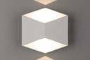Triangles White LED kültéri fali lámpa