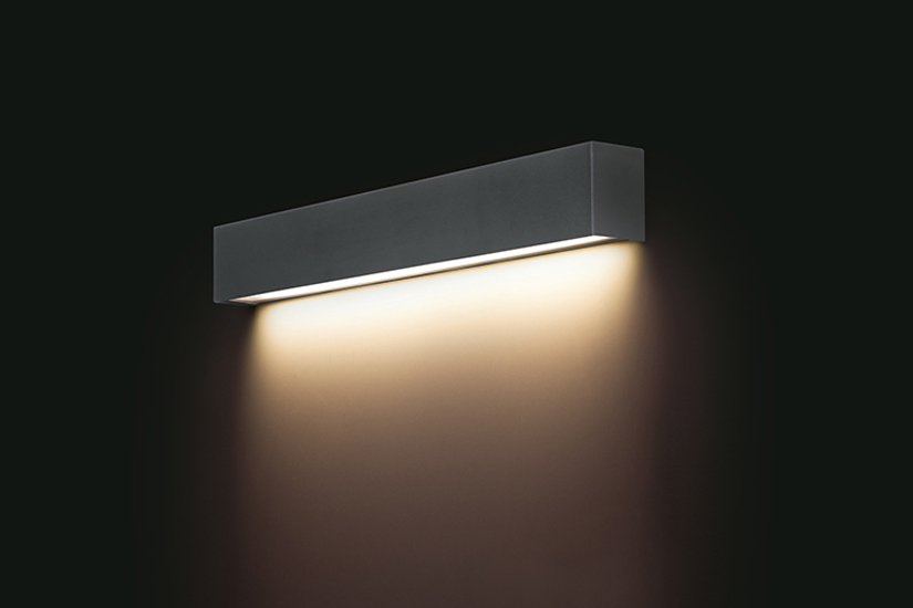 Straight Wall Graphite LED fali lámpa 60-as