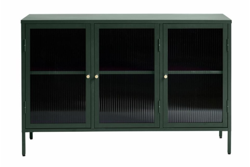 UNIQUE Furniture Bronco üveges tálaló 130cm