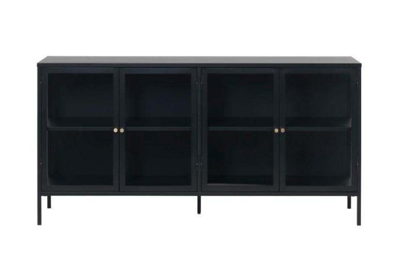 UNIQUE Furniture Carmel üveges tálaló 4 részes 85cm