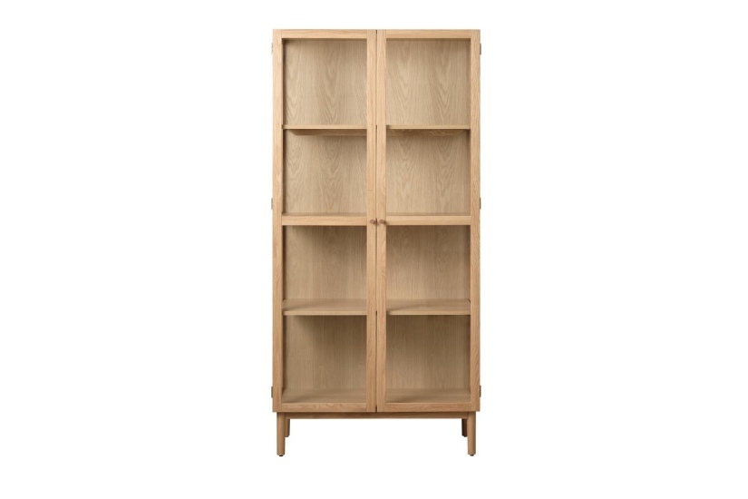 UNIQUE Furniture Elba üveges szekrény 190cm
