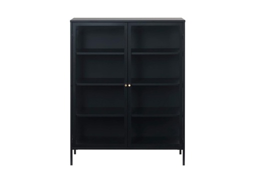 [unique4228] UNIQUE Furniture Carmel üveges szekrény 140cm